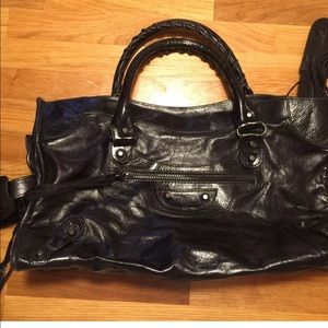 Motor bag style shoulder bag